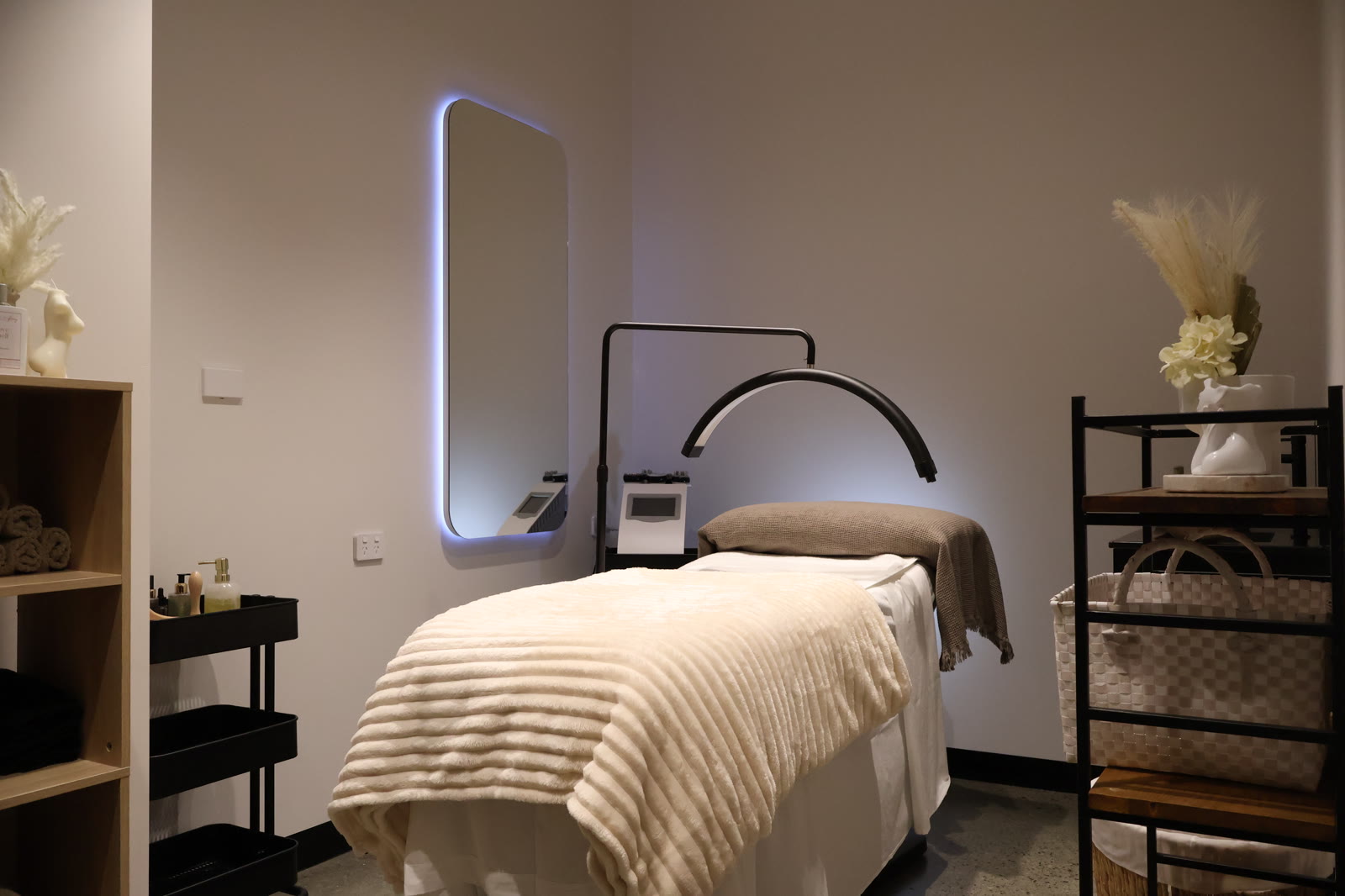 Our warm, private treatment room in Moonee Ponds