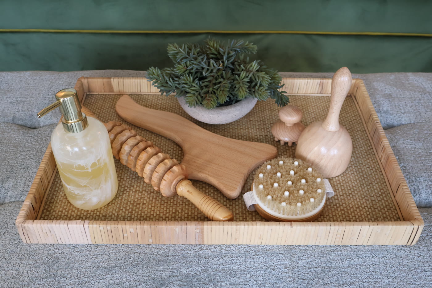Wood therapy and massage tools prepared in our studio